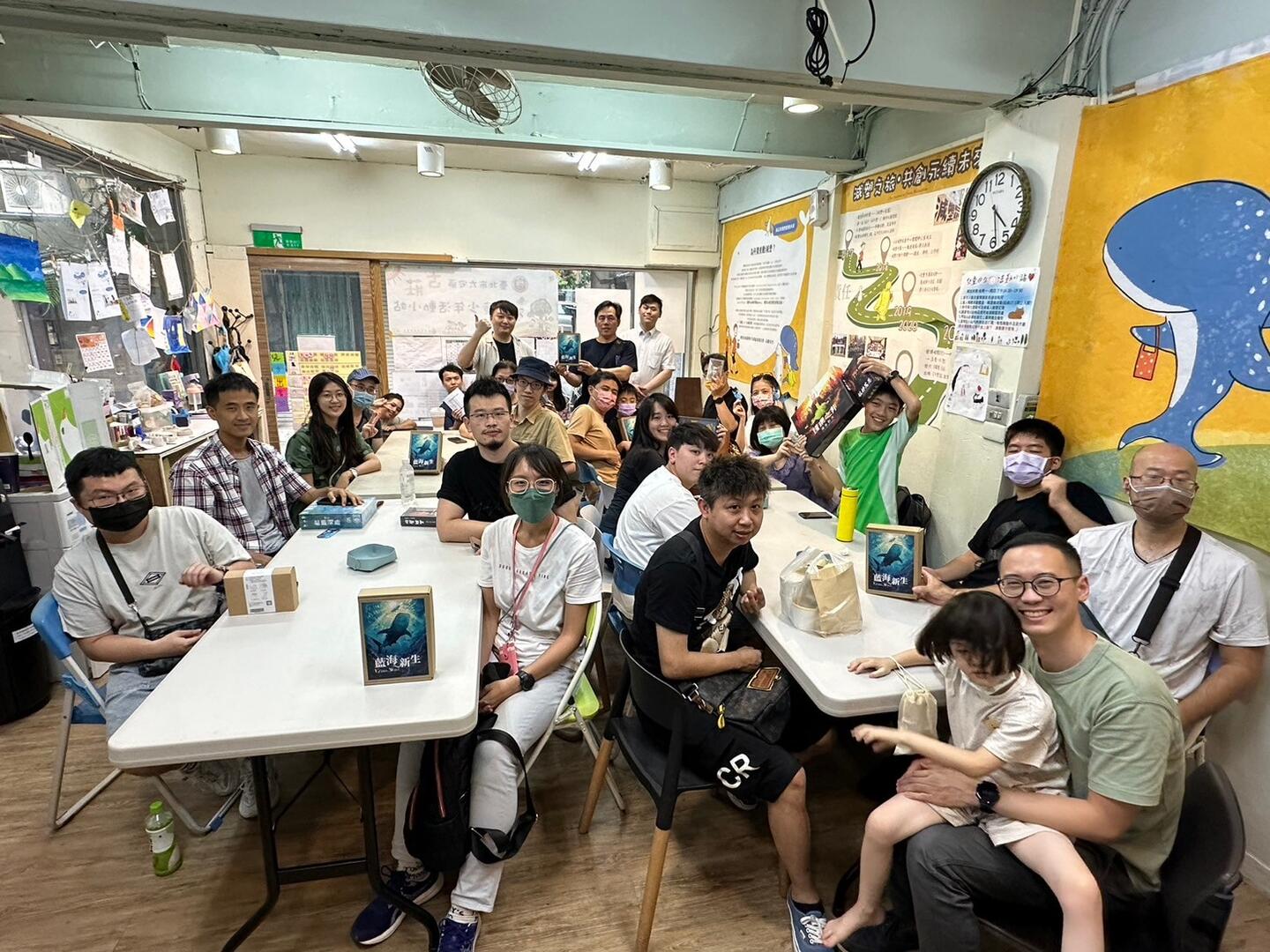 參與藍海新生桌遊體驗的玩家合照
