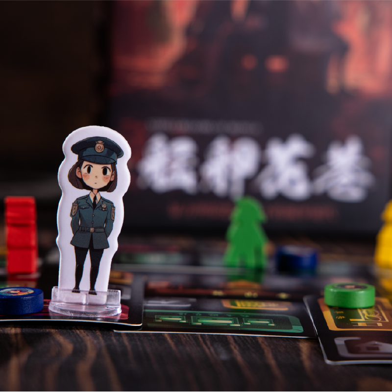 艋舺花巷棋子與遊戲板細節